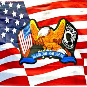 NEW American Eagle P.O.W. 3x5 Flag U.S.A.